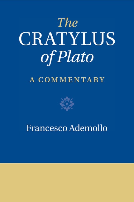 Front cover_The Cratylus Of Plato