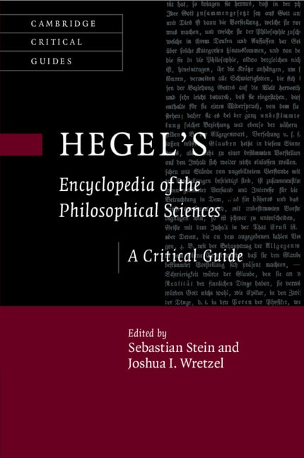 Front cover_Hegel's Encyclopedia of the Philosophical Sciences