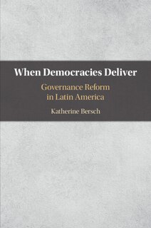 Front cover_When Democracies Deliver