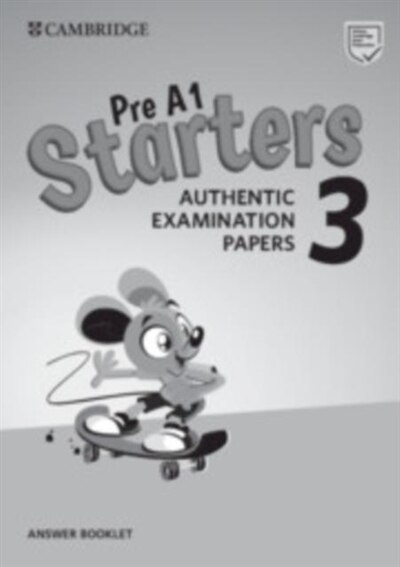Couverture_Pre A1 Starters 3 Answer Booklet