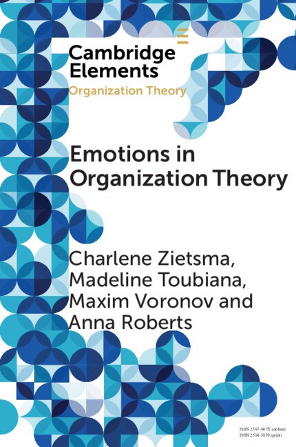 Couverture_Emotions In Organization Theory