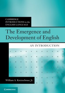 Front cover_The Emergence And Development Of English