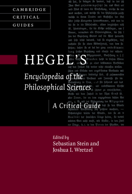 Front cover_Hegel's Encyclopedia Of The Philosophical Sciences