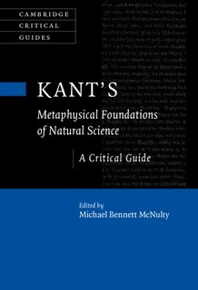 Front cover_Kant's Metaphysical Foundations Of Natural Science