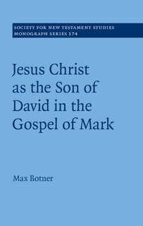 Couverture_Jesus Christ As The Son Of David In The Gospel Of Mark