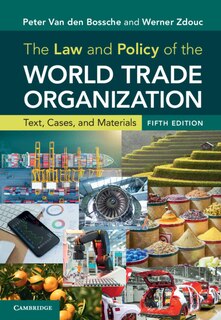 Couverture_The Law And Policy Of The World Trade Organization