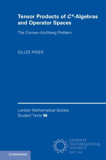 Front cover_Tensor Products of C*-Algebras and Operator Spaces