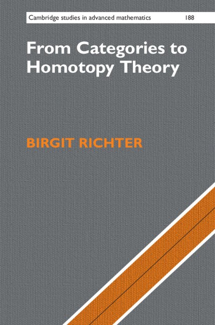 Front cover_From Categories To Homotopy Theory