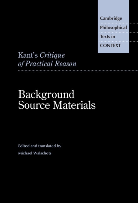 Couverture_Kant's Critique of Practical Reason