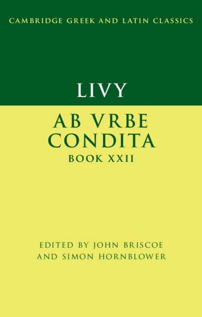 Front cover_Livy: Ab Urbe Condita Book Xxii