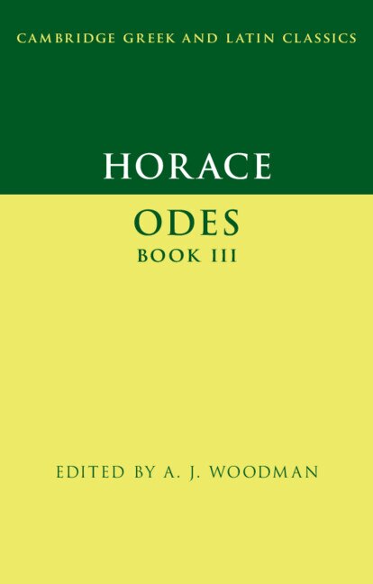 Front cover_Horace: Odes Book Iii