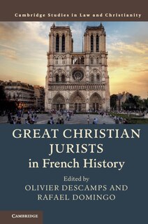 Front cover_Great Christian Jurists In French History