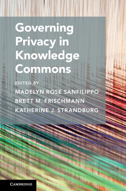 Couverture_Governing Privacy In Knowledge Commons