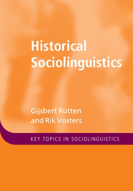 Front cover_Historical Sociolinguistics