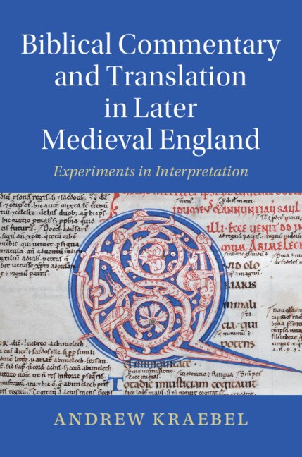 Couverture_Biblical Commentary And Translation In Later Medieval England