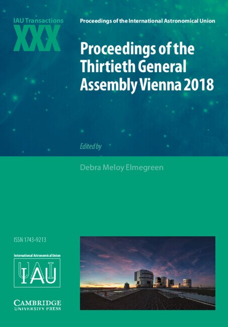 Front cover_Proceedings of the Thirtieth General Assembly Vienna 2018