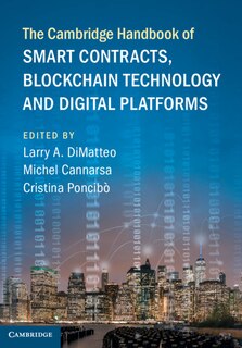 Couverture_The Cambridge Handbook Of Smart Contracts, Blockchain Technology And Digital Platforms