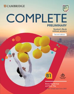 Front cover_Complete Preliminary Student's Book Without Answers With Online Practice