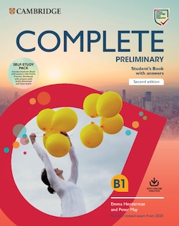 Front cover_Complete Preliminary Self Study Pack (sb W Answers W Online Practice And Wb W Answers W Audio Download And Class Audio)