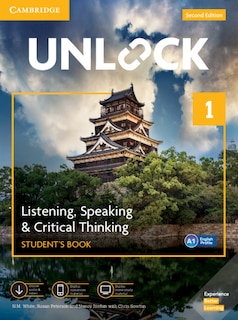 Couverture_Unlock Level 1 Listening, Speaking & Critical Thinking Student's Book, Mob App And Online Workbook W/ Downloadable Audio And Video