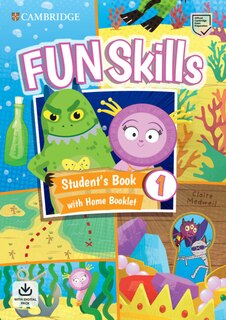 Front cover_Fun Skills Level 1 Student's Book and Home Booklet with Online Activities