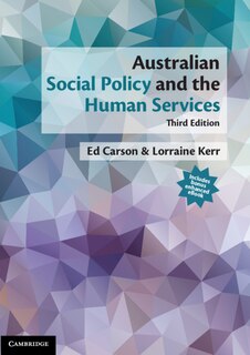 Front cover_Australian Social Policy And The Human Services