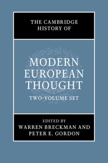 Front cover_The Cambridge History Of Modern European Thought 2 Volume Hardback Set