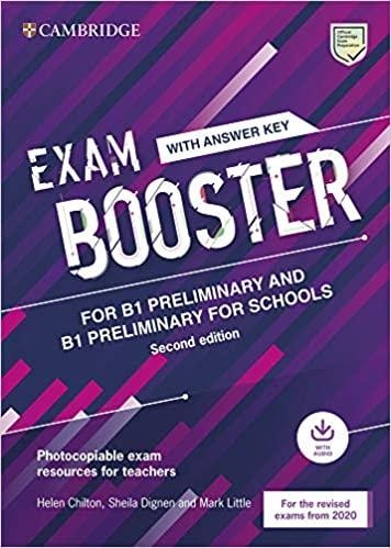 Front cover_Exam Booster For B1 Preliminary And B1 Preliminary For Schools With Answer Key With Audio For The Revised 2020 Exams