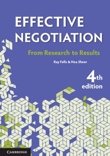 Front cover_Effective Negotiation