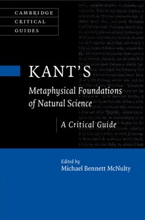 Couverture_Kant's Metaphysical Foundations of Natural Science