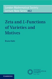 Front cover_Zeta And L-functions Of Varieties And Motives