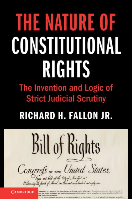 Front cover_The Nature Of Constitutional Rights