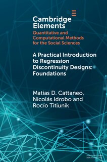 Couverture_A Practical Introduction To Regression Discontinuity Designs