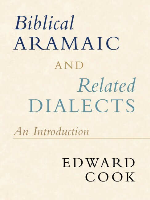 Couverture_Biblical Aramaic And Related Dialects