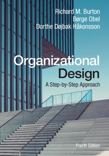 Front cover_Organizational Design