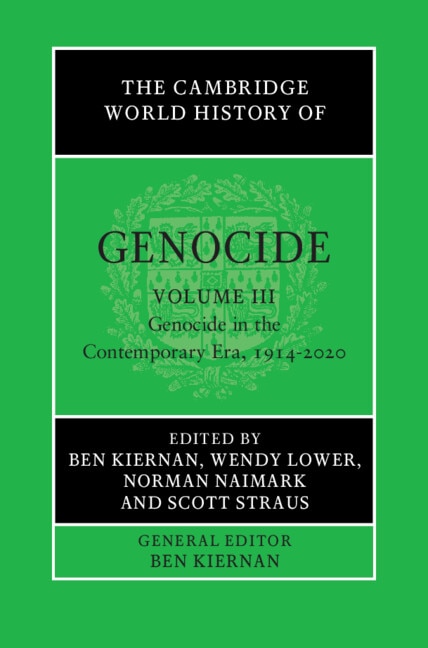 Couverture_The Cambridge World History of Genocide: Volume 3, Genocide in the Contemporary Era, 1914–2020