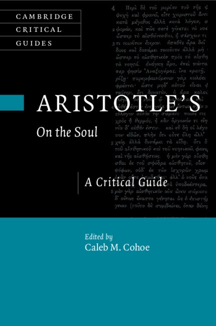 Front cover_Aristotle's On the Soul
