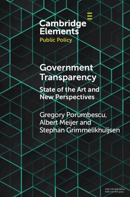 Front cover_Government Transparency
