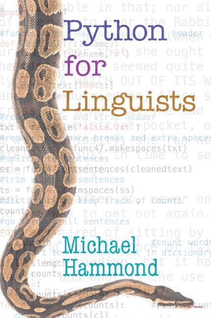 Front cover_Python For Linguists