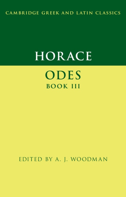 Couverture_Horace: Odes Book Iii