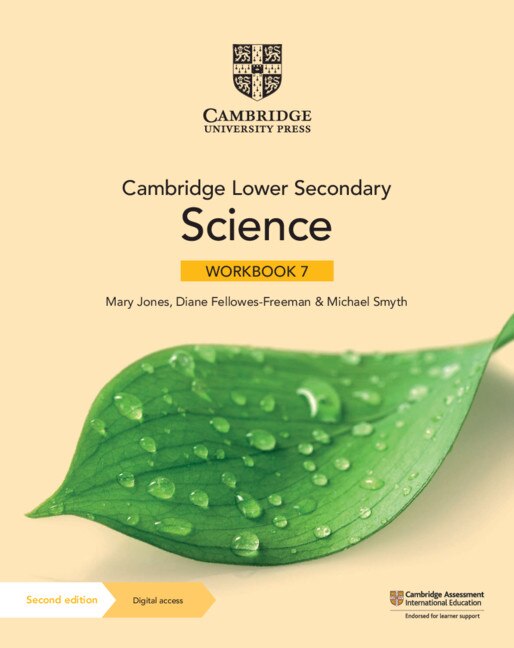 Couverture_Cambridge Lower Secondary Science Workbook 7 With Digital Access (1 Year)