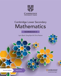 Couverture_Cambridge Lower Secondary Mathematics Workbook 8 With Digital Access (1 Year)
