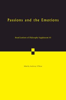 Couverture_Passions And The Emotions: Volume 85