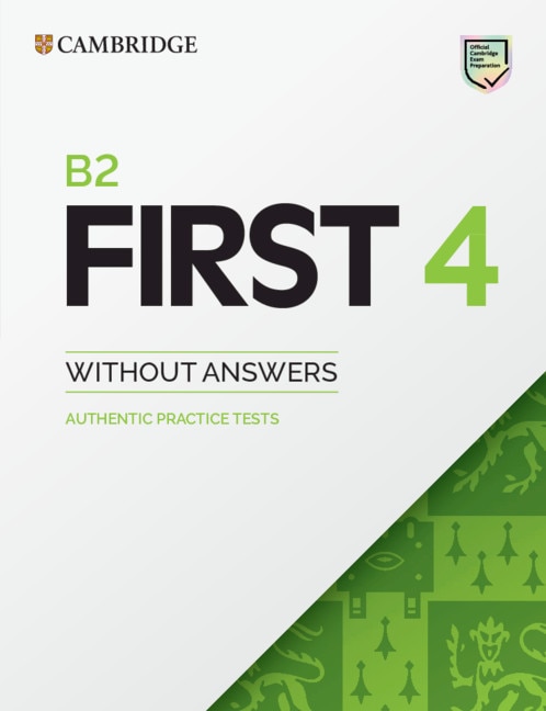 Couverture_B2 First 4 Student's Book Without Answers
