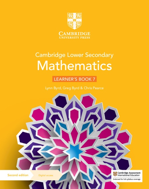 Couverture_Cambridge Lower Secondary Mathematics Learner's Book 7 With Digital Access (1 Year)