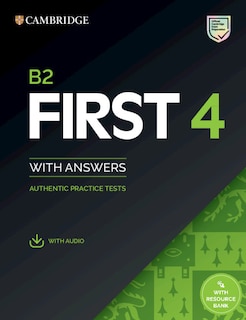 Front cover_B2 First 4 Student's Book With Answers With Audio With Resource Bank