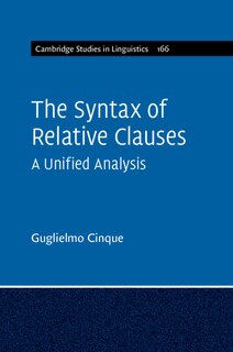 Front cover_The Syntax Of Relative Clauses
