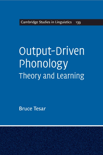 Couverture_Output-driven Phonology