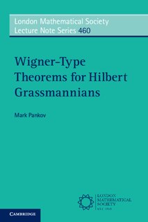 Front cover_Wigner-type Theorems For Hilbert Grassmannians