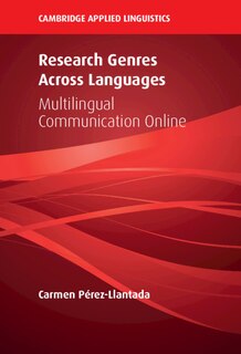 Front cover_Research Genres Across Languages